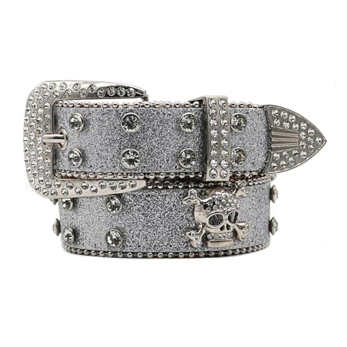 YUEZHAN Gürtel Breiter Gürtel Mit Eingelegtem Wasser-Strass Für Herren Hip-Hop-Punk Personalisierte Mode 6 YUEZHAN Gürtel Breiter Gürtel Mit Eingelegtem Wasser-Strass Für Herren Hip-Hop-Punk Personalisierte Mode 6 von YUEZHAN