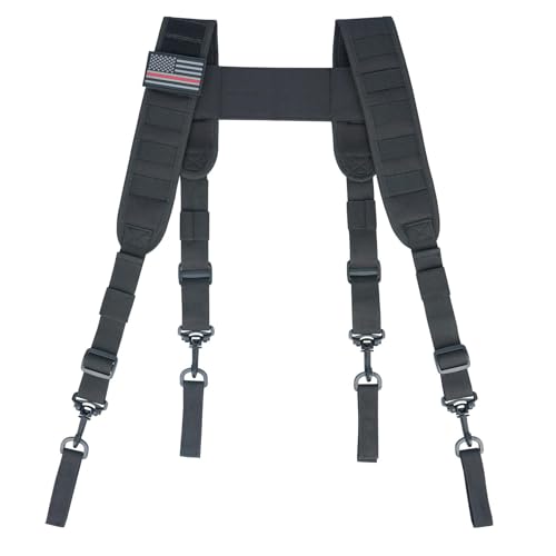 YUEZHAN Hosenträger Suspender Taktische Hosenträger Für Dienstgürtel Hosenträger Strafverfolgungsgürtel Oh002-Schwarz YUEZHAN Hosenträger Suspender Taktische Hosenträger Für Dienstgürtel Hosenträger Strafverfolgungsgürtel Oh002-Schwarz von YUEZHAN