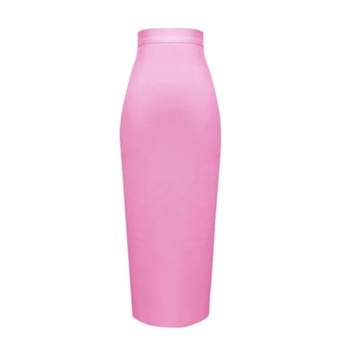 YUEZHAN Hübscher Rock Bleistiftrock Damen Frauen Elastischer Bandage Rock Bodycon Bleistift Rock Für Elegante Damen Röcke M Pink YUEZHAN Hübscher Rock Bleistiftrock Damen Frauen Elastischer Bandage Rock Bodycon Bleistift Rock Für Elegante Damen Röcke M Pink von YUEZHAN