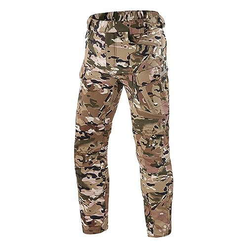 YUEZHAN Jeans Pantalon Modische Camo-Ladehose Taktische Hose Skihose Radfahren Ladehose XXXL Cp-Tarnung von YUEZHAN