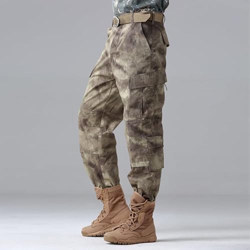 YUEZHAN Jeans Pantalon Outdoor Charge Hosen Mode Camo Hosen Training Herren Taktische Hosen Camo Hosen Körperliche Fitness Training Xs A Tarnung von YUEZHAN