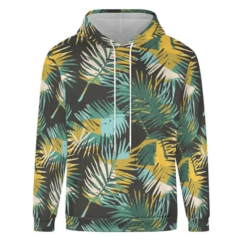 YUEZHAN Pullover Sweatshirt Hoodie Mode Lose Casual Einfache Abstrakte Unregelmäßige Muster Bedruckt Warm Hoodie Draw Seil Hoodie M Style-2 von YUEZHAN