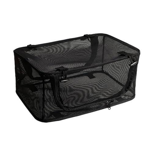 YUGSHNKFC Untertisch Aufbewahrungsbox Für Picknicks Netze Tasche Tragbar Faltbar Netze Korb Outdoor Camping Bestecktasche von YUGSHNKFC