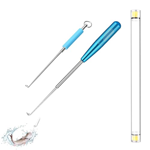 YUGUOLAN 2 Stück Edelstahl Hakenlöser Angeln, Angelhaken Entferner, Hackenlöser Bei Fischen, Tragbarer Haken-Entferner Mit Magnete Fur Kleine Und Große Hackenlöser Fischen - Angelzubehör (13/17cm) YUGUOLAN 2 Stück Edelstahl Hakenlöser Angeln, Angelhaken Entferner, Hackenlöser Bei Fischen, Tragbarer Haken-Entferner Mit Magnete Fur Kleine Und Große Hackenlöser Fischen - Angelzubehör (13/17cm) von YUGUOLAN