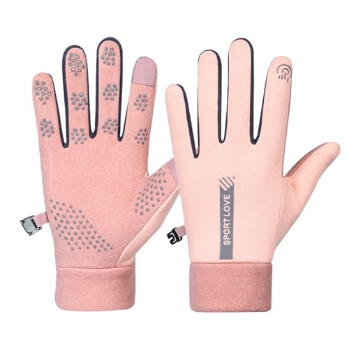 Handschuhe für Damen, Winterwarme Handschuhe für Damen, Touchscreen Handschuhe, Winterhandschuhe Rosa, Winterhandschuhe Warm, Damen Winddichte Laufhandschuhe, für Outdoor Camping Wandern Laufen Handschuhe für Damen, Winterwarme Handschuhe für Damen, Touchscreen Handschuhe, Winterhandschuhe Rosa, Winterhandschuhe Warm, Damen Winddichte Laufhandschuhe, für Outdoor Camping Wandern Laufen von YULIAO