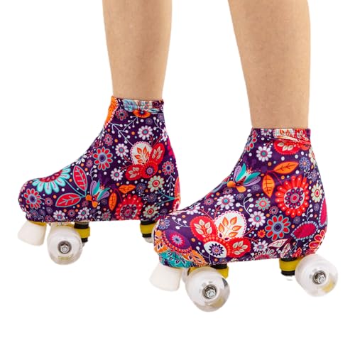 YUNCHONGuk Skates Cover für Rollschuhe und Schlittschuhe,Elastischer Überzug für Schlittschuhe,Skateschuhüberzüge Abdeckhauben,Skate Boot Cover für Eiskunstlauf, Eislauf, Rollschuhe (Mehrfarbig, L) YUNCHONGuk Skates Cover für Rollschuhe und Schlittschuhe,Elastischer Überzug für Schlittschuhe,Skateschuhüberzüge Abdeckhauben,Skate Boot Cover für Eiskunstlauf, Eislauf, Rollschuhe (Mehrfarbig, L) von YUNCHONGuk