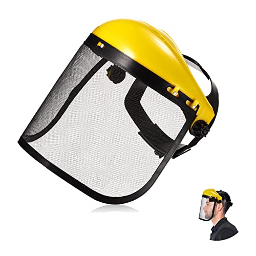 Forsthelm, Kettensägen Sicherheitshelm mit Netzvisier, Forstschutzhelm Helmset Bequeme Belüftung Gesichtsmaske, Gardena Freischneider Gesichtsschutz Helm Hut Schutz Augenschutz Gesichtsschutzmaske Forsthelm, Kettensägen Sicherheitshelm mit Netzvisier, Forstschutzhelm Helmset Bequeme Belüftung Gesichtsmaske, Gardena Freischneider Gesichtsschutz Helm Hut Schutz Augenschutz Gesichtsschutzmaske von YUNYODA
