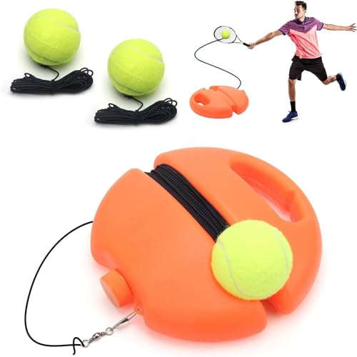 YUNYODA Solo Tennis Trainer Rebound Ball, Tennis-Trainingsgerät mit 3 Saitenbällen, Tennis Rebounder Kit, geeignet für Indoor- und Outdoor-Anfänger-Sportübungen YUNYODA Solo Tennis Trainer Rebound Ball, Tennis-Trainingsgerät mit 3 Saitenbällen, Tennis Rebounder Kit, geeignet für Indoor- und Outdoor-Anfänger-Sportübungen von YUNYODA