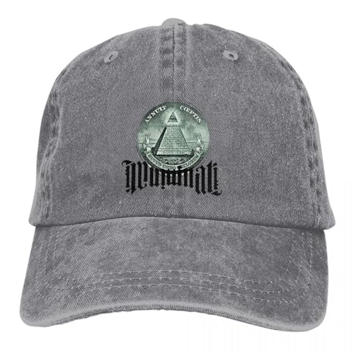 YUONME Baseballmütze Gewaschene Herren Baseballkappe Pyramide Trucker Snapback Caps Dad Hut Illuminati Golfhüte Geschenk YUONME Baseballmütze Gewaschene Herren Baseballkappe Pyramide Trucker Snapback Caps Dad Hut Illuminati Golfhüte Geschenk von YUONME