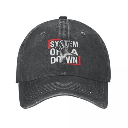 YUONME Baseballmütze Proud Band System from Down Baseballkappe Troubled Washed Metal Music Snapback-Hut für Unisex-Outdoor-Aktivitäten Verstellbare Hüte Geschenk YUONME Baseballmütze Proud Band System from Down Baseballkappe Troubled Washed Metal Music Snapback-Hut für Unisex-Outdoor-Aktivitäten Verstellbare Hüte Geschenk von YUONME
