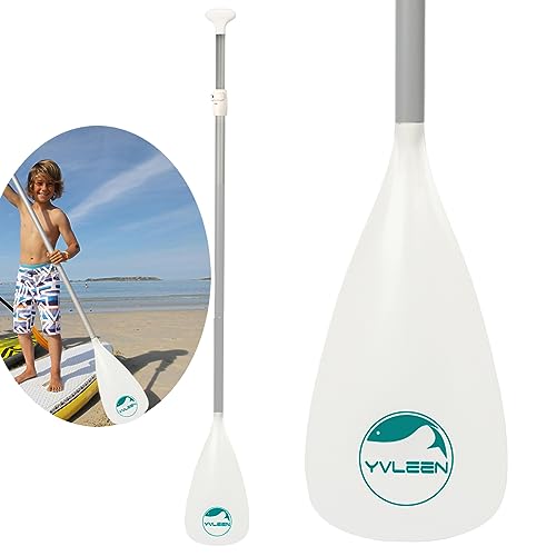 YVLEEN SUP-Paddel für Kinder, 3-teilig, verstellbar, Stand-Up-Paddel, strapazierfähig, leicht und schwimmend von YVLEEN
