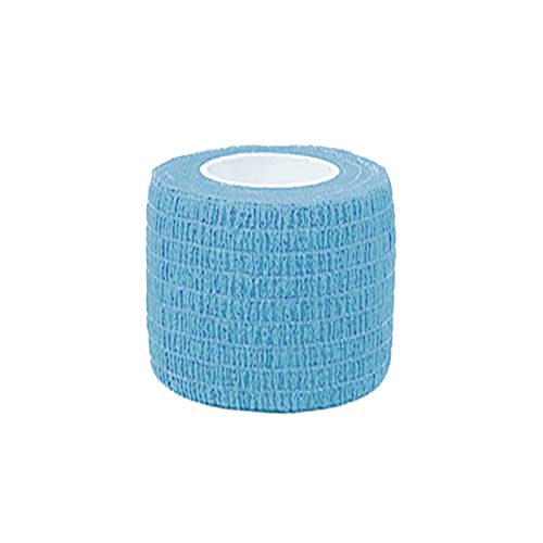 Sicherheitsgurt Für Ältere Menschen 2 4,5 m Erste-Hilfe-Klebeband Elastisches Selbstklebeband Athletisches Sport-Wrap-Band Bandage Wrap für Sport-Handgelenk--Regenbogen (Light Blue, One Size) von YWSTYllelty