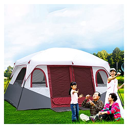 YXCKG 8-12 Personen Zelt, Familienzelt Mit 2 Schlafzimmern, Camping Zelte & Unterstände, Großes Zelt 12 Personen Outdoor Zelte, 100% Wasserdichtes Campingzelt In Groundsheet Eingenäht YXCKG 8-12 Personen Zelt, Familienzelt Mit 2 Schlafzimmern, Camping Zelte & Unterstände, Großes Zelt 12 Personen Outdoor Zelte, 100% Wasserdichtes Campingzelt In Groundsheet Eingenäht von YXCKG
