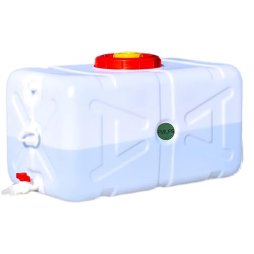 YXCUIDP Dicke Wasserbehälter Kunststoff-Wassertank Regenwassersammler Außenbereich Tragbarer Handeimer Fürs Auto Wasserspeicherbehälter for Camping Und Wandern(45L) von YXCUIDP
