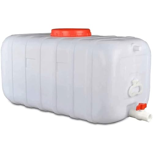 YXCUIDP Kunststoff-Wassertank Verwendet for Camping Im Freien, Tragbarer Wassertank Haushalt, Outdoor-Wandern, Hurrikan-Notfallwassertank (Size : 100L) von YXCUIDP