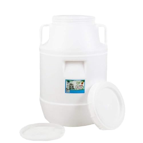 YXCUIDP Lagerfässer Gärfässer Weinfässer Kunststoff Können Wasser Honig Wein Und Andere Flüssige Lebensmittelqualität Enthalten, Sicher Und Umweltfreundlich(50L) von YXCUIDP