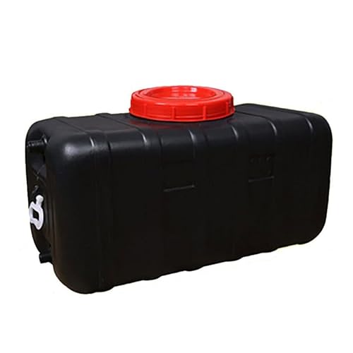 YXCUIDP Tragbarer Auto-Camping-Wassertank Schwarzer Lebensmittelechter Großer Plastikeimer Trinkwasserbehälter, Tragbarer Eimer, Haushalts-Trinkwasserspeicher (Size : 120L) von YXCUIDP