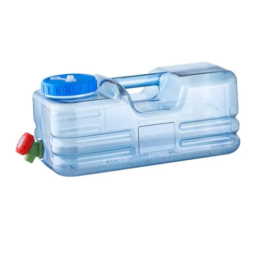 YXCUIDP Tragbarer Camping-Wasserbehälter Aus Kunststoff Eimer, 5–22L Wasserbehälter Mit Wasserhahn, Leicht Zu Reinigender BPA-freier Trinkwasserträger for Camping Im Freien, Reisen, Party, Notfall (C von YXCUIDP