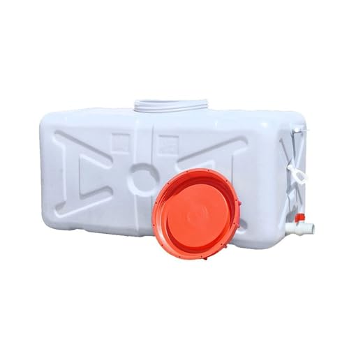 YXCUIDP Tragbarer Wasserbehälter mit Wasserhahn Trinkbehälter Autos, Kunststoff-Wasserbehälter Mit Schraubverschluss, for Drinnen Und Draußen, Camping, Notfall-Wassertank (Size : 45L) von YXCUIDP