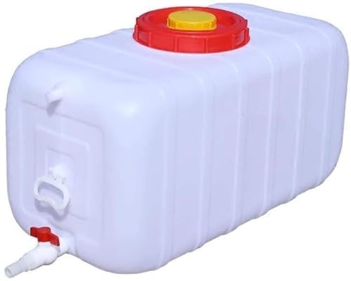 YXCUIDP Wasserspeicher Kunststoff-Wasserbehälter mit Großem Fassungsvermögen Tragbarer Wasserspeichereimer for Außenbereich Mit Wasserhahn, for Camping Im Freien (Size : 200L) von YXCUIDP
