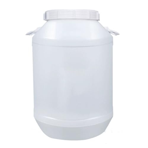 YXCUIDP Wassertank 20L/30L/50L/60L Wassereimer, Wasserspeicher Haushalt Wassertank Lebensmittelechtem Kunststoff Außenbereich Großer Runder Camp-Wassertank (Color : White, Size : 20L) von YXCUIDP