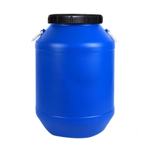 YXCUIDP Wassertank 20L/30L/50L/60L Wassereimer Wasserspeicher Haushalt Wassertank Lebensmittelechtem Kunststoff Außenbereich Großer Runder Wassertank Fürs Camp(Blue,30L) von YXCUIDP