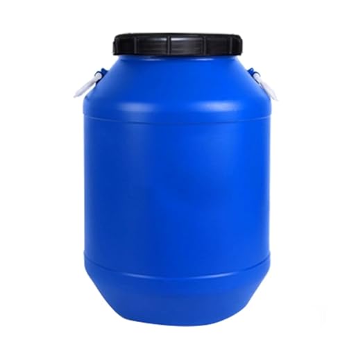 YXCUIDP Wassertank 25L/30L/50L/60L Wassereimer, Wasserspeicher for Den Haushalt, Wassertank Aus Lebensmittelechtem Kunststoff for Den Außenbereich, Großer Runder Camp-Wassertank (Color : Blue, Size von YXCUIDP
