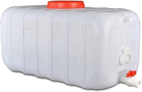 YXCUIDP Wassertank mit Ventil Dicker Wasservorratsbehälter Kunststoff Vorratstank Kunststoff Lebensmittelqualität for Den Notfall-Wassertank Auto Camping Freien(50L) von YXCUIDP