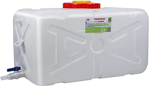 YXCUIDP Wasservorratsbehälter Outdoor-Reiseeimer Tragbarer Auto-Wassertank Wohnwagen, Camping, Wandern, Wasserflasche (Color : White, Size : 75L) von YXCUIDP