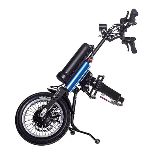 YXFAZPP 14-Zoll-Elektrorollstuhl-Trike Handbike Handfahrrad für behinderte Menschen 400-W-Motor mit 8/15/20-Ah-Batterie (A15ah Connectinthemiddle) von YXFAZPP