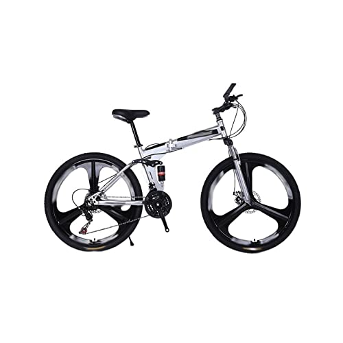 Rennrad für Erwachsene, Offroad-Fahrrad mit Kohlenstoffstahlrahmen und Variabler Geschwindigkeit, faltbares Fahrrad, geeignet für Transport und Abenteuer von YXJPP
