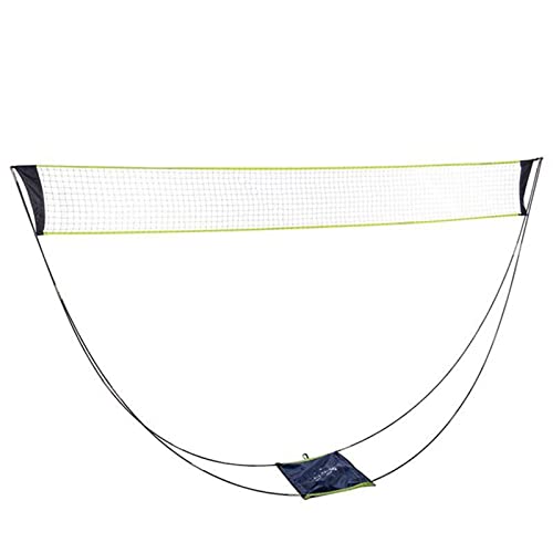 Tragbares Badmintonnetz, Volleyball-Tennisnetz mit Ständer für Familiensport (9,8 x 4,9 Fuß). von YXJPP