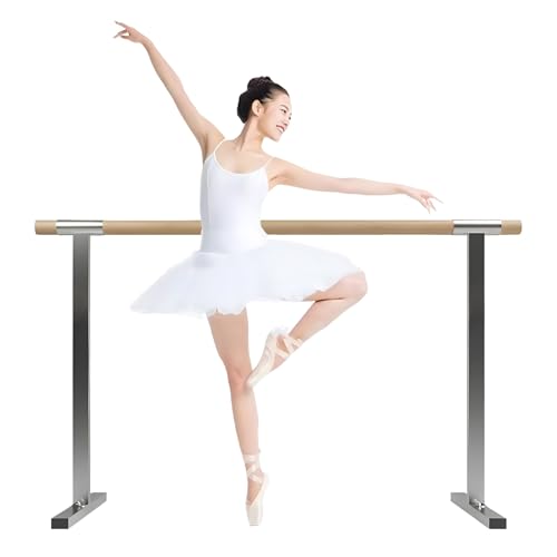 YXLYFDLY Ballettstange Ballettstange Aus Edelstahl Für Die Schule, Tanzstange, Langlebig Für Fitness, Stretching, Gymnastik(Single-bar,1.5m/4.92ft) von YXLYFDLY