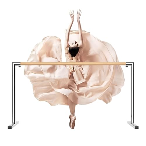 YXLYFDLY Ballettstange Schulballettstange Gegen Wackeln, Ballettstange Und Tanzstange Mit Rutschfester Basis, Tanzausrüstung Für Fitness-Stretching-Gymnastik(Stainless Steel,1.5m/4.92ft) von YXLYFDLY