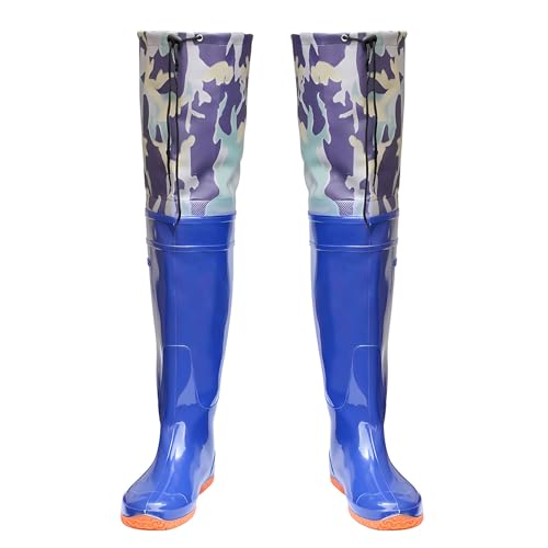 YXLYFDLY Wathose Hüftwatstiefel Für Männer Und Frauen, wasserdichte Watstiefel Mit Hohem Knie, Watstiefel Für Angeln, Jagen Und Für Viele Zwecke(40 EU) von YXLYFDLY