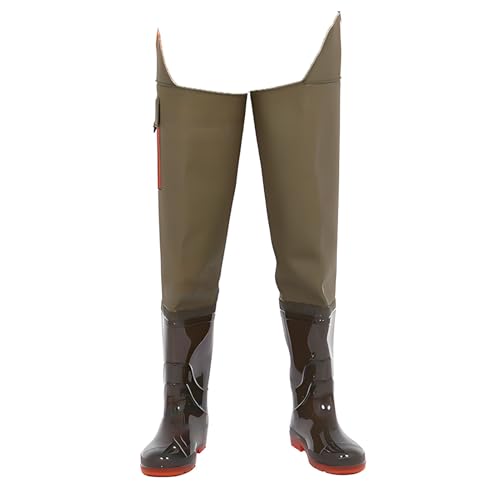 YXLYFDLY Wathose Outdoor-Wathosen Für Männer Und Frauen, wasserdichte Wathosen Für Fliegenfischen, Watstiefel Für Ackerland Und Angeln(42 EU) von YXLYFDLY