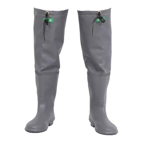 YXLYFDLY Wathose Outdoor-Watstiefel Für Männer Und Frauen, Wasserdichter, Isolierter Anglerstiefel, Watstiefel Für Angeln Und Jagen(Gray-,46 EU) von YXLYFDLY