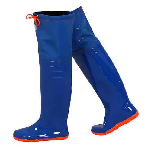 YXLYFDLY Wathose Wathosen Für Herren Und Damen, Atmungsaktive, wasserdichte Angelstiefel, Watstiefel Mit Stollensohle(39 EU) von YXLYFDLY