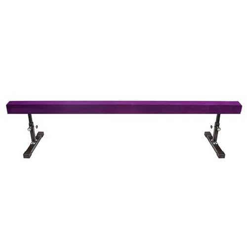 Schwebebalken Einstellbar Schwebebalken Für Kinder, Hoch Und Niedrig Schwebebalken Wettkampf-Training Gymnastik Balken, Heim & Turnhalle Geschicklichkeitstraining Schwebebalken/ Schwebebalken(Purple,2 von YXXSDP