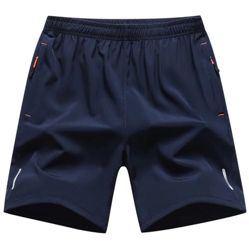 YYNLIN Shorts Herren Sommersportshorts Männer Komfortable Elastische Kleidung Männlich Atmungsaktiv-blau-l Für 170 cm 50 Kg von YYNLIN