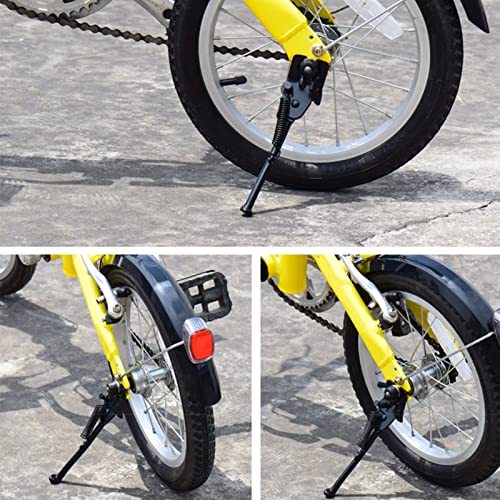 YYQTGG Einfacher und Stabiler Verstellbarer Fahrradständer Aluminium-Fahrradseitenständer Langlebiger Fahrradständer für den Austausch des Fahrradseitenständers (16 Zoll) von YYQTGG