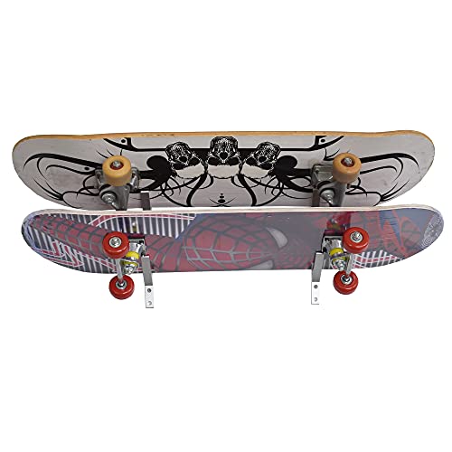 YYST 45°-Winkel Skateboard-Wandhalterung, Wandhalterung für Longboard, Skateboard, etc., mit Silikon-Pad im Schlitz, 4 Stück von YYST