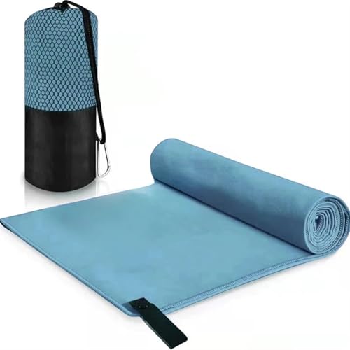 Badehandtuch Schwimmhandtücher, schnell trocknendes Handtuch for Schwimmbad, Fitnessstudio, Fitness, Yoga, Strandtuch, Mikrofaser-Sporthandtuch for Aufhängen(A7) von YZDKR