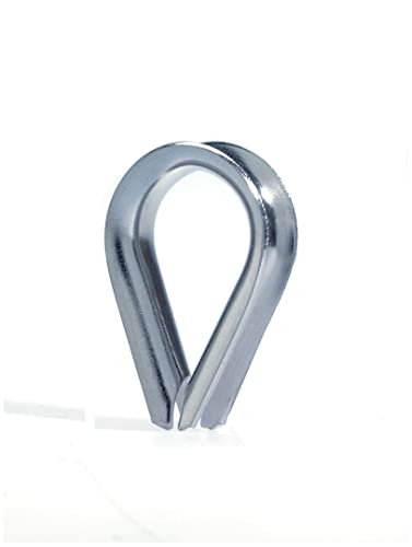 Edelstahl A4 Kausche 8 x 14 mm Edelstahl A4 Kausche 8 x 14 mm von Yacht Steel