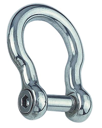 Rundschäkel, geschmiedet, geschweifte Form, Innensechskant, 16mm Rundschäkel, geschmiedet, geschweifte Form, Innensechskant, 16mm von Yacht Steel