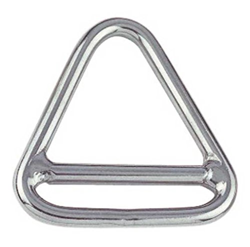 Triangle Ring mit Steg, Edelstahl, 5mm, 5mm, 52mm, 45mm von Yacht Steel