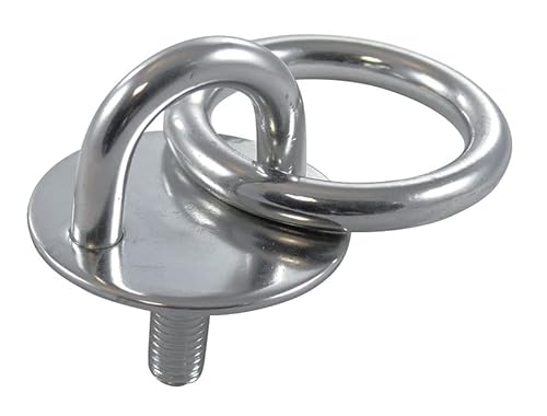 Yacht Steel Augplatte, rund mit Gewinde und Ring 6mm Edelstahl AISI 304 / A2 Yacht Steel Augplatte, rund mit Gewinde und Ring 6mm Edelstahl AISI 304 / A2 von Yacht Steel