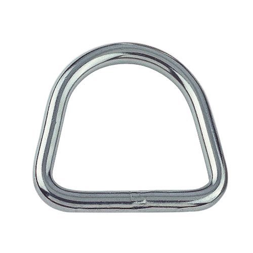 Yacht Steel D-Ring, geschweißt und poliert, 3mm, 20mm von Yacht Steel