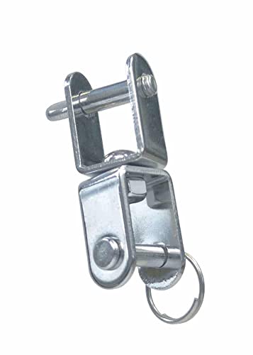 Yacht Steel Wirbelschäkel, flach, Gabel - Gabel, 47x5mm Yacht Steel Wirbelschäkel, flach, Gabel - Gabel, 47x5mm von Yacht Steel