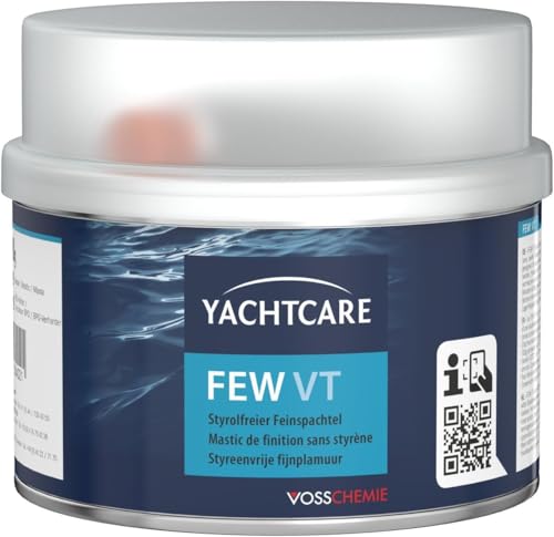 Yachtcare Few VT Feinspachtel Polyesterspachtel, weiß, 1000g von Yachtcare